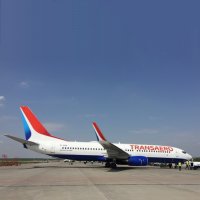 Компания Трансаэро приступила к окраске самолетов в новые цвета